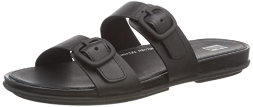 Fitflop Sandały damskie Gracie płaskie, Cały czarny, 37 EU