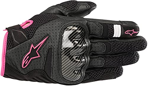 Rękawice motocyklowe Alpinestars Stella Smx-1 Air V2 Rękawiczki Black Fuksja, Czarny/Fuksja, S