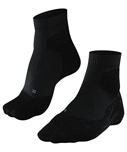 FALKE Mężczyźni Skarpety do biegania RU Trail M SN Oddychający I Szybkoschnący przeciw pęcherzom 1 Para, Czarny (Black-Mix 3010), 46-48