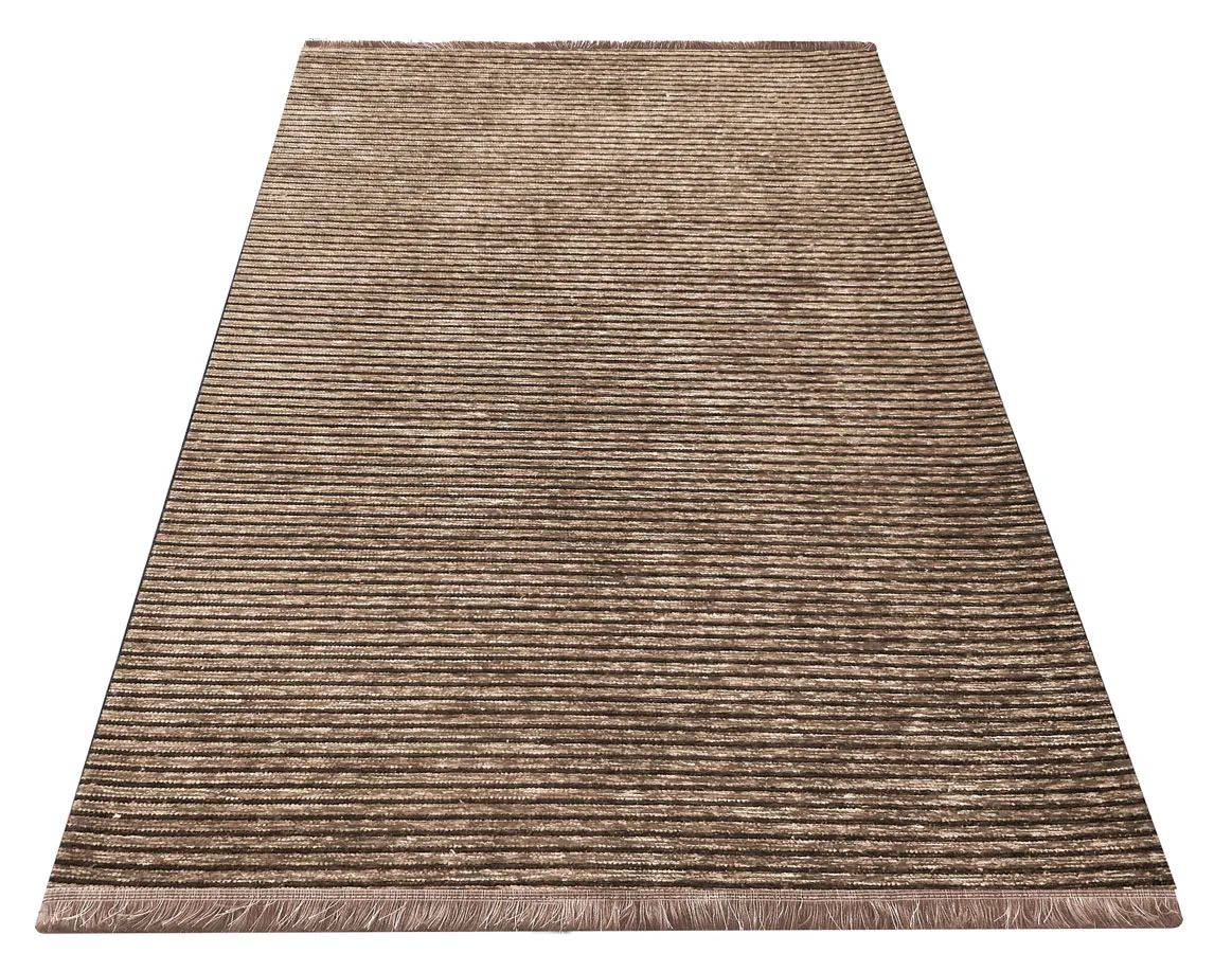 Beżowy skandynawski dywan E9-M97