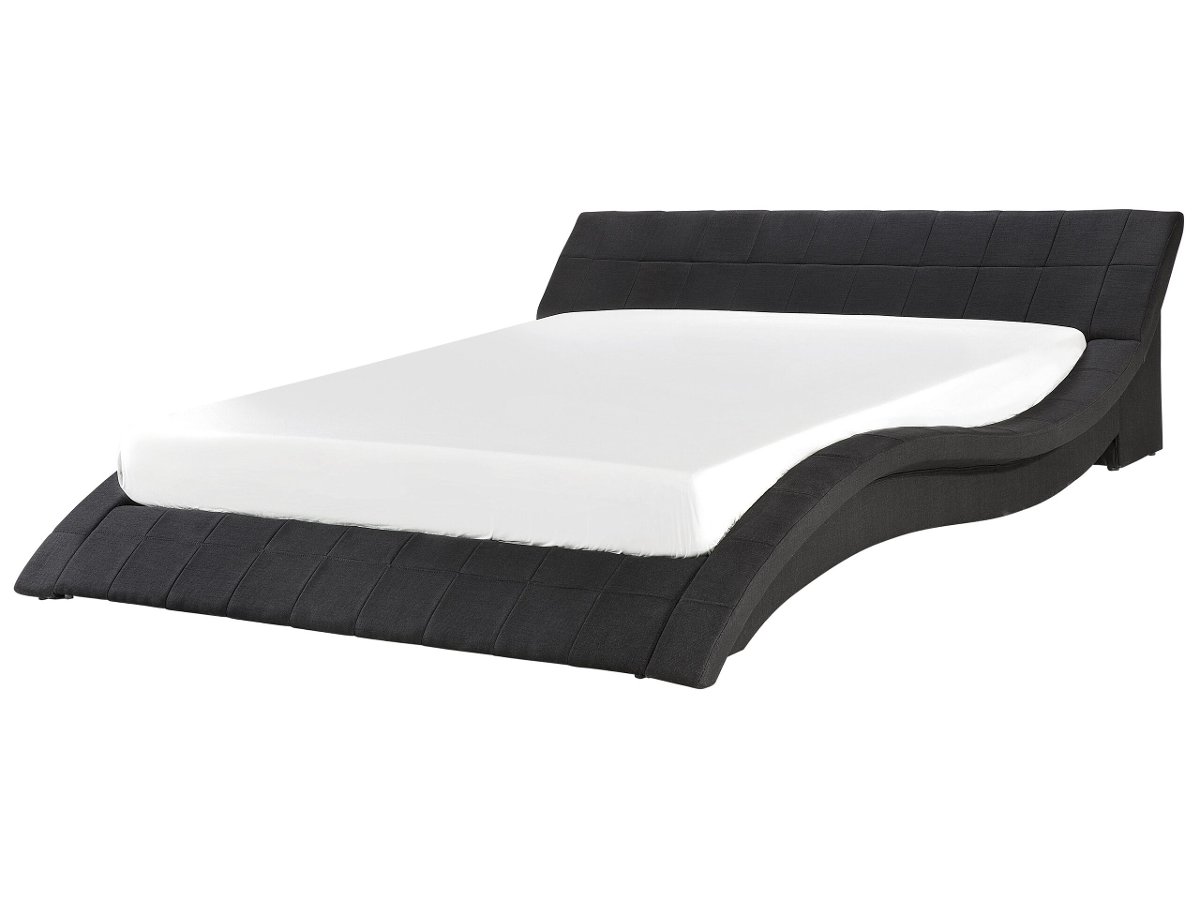Beliani łóżko wodne 180x200 cm - dodatki - VICHY czarny