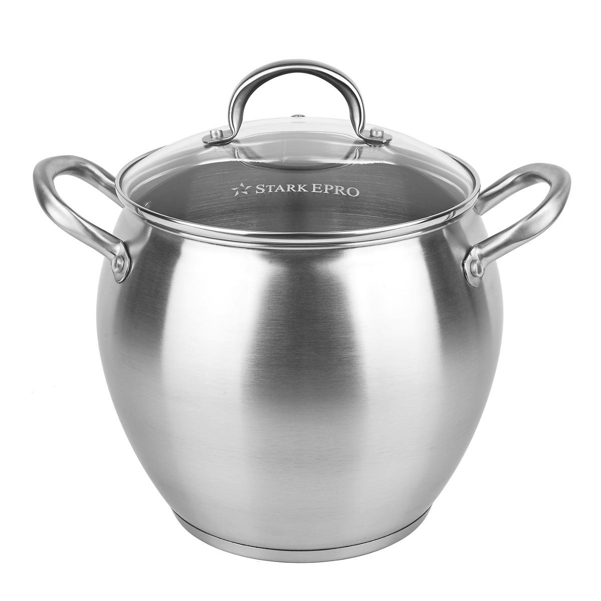 Starke GARNEK + POKRYWKA RUVIO 20 CM 6,5 L WYSOKIEJ JAKOŚCI STAL NIERDZEWNA 18/10 5907558755992