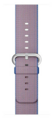Oryginalny Pasek Apple Watch Woven Nylon Royal Blue 38Mm W Zaplombowanym Opakowaniu