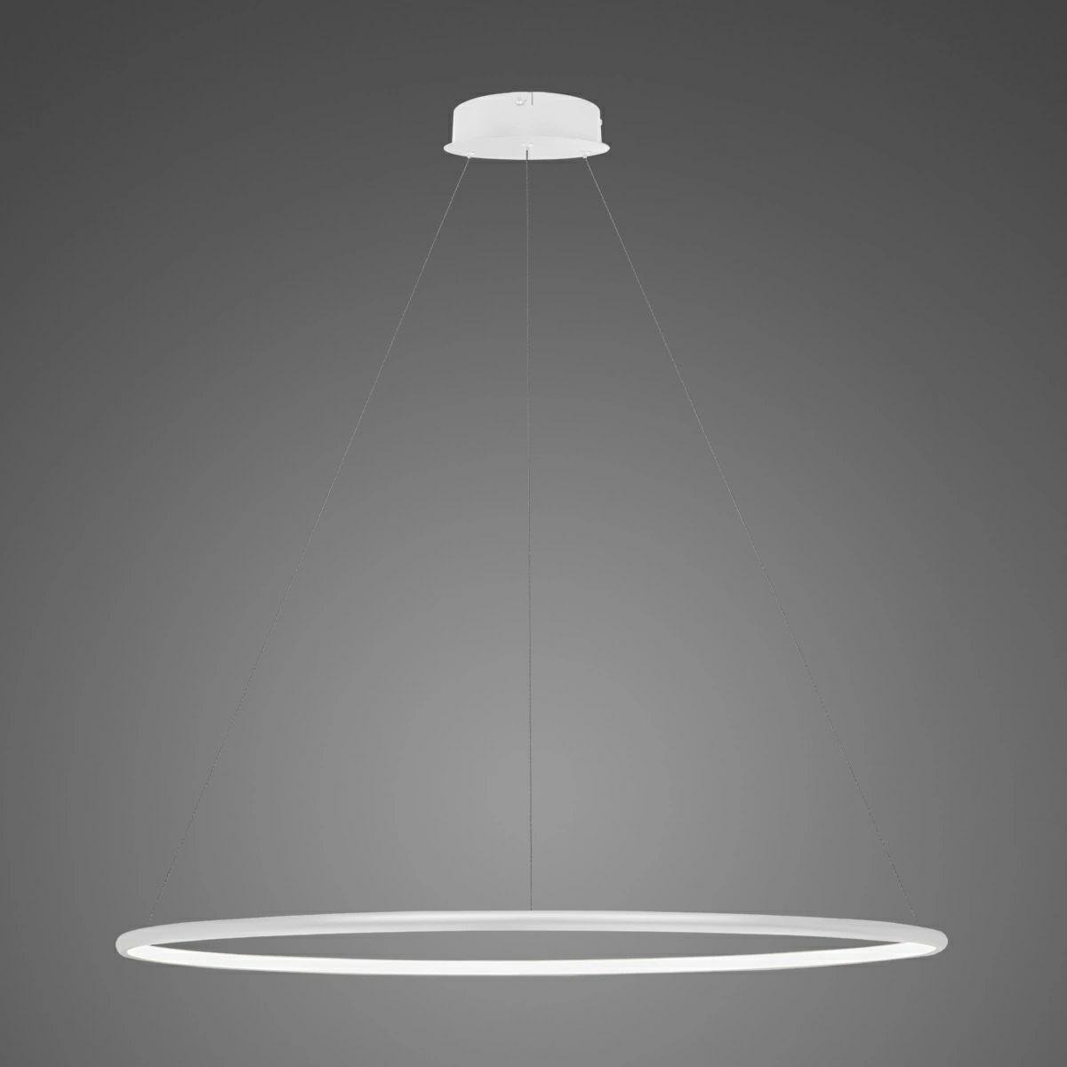 Altavola Design lampa wisząca Ledowe okręgi No 1 in 4k biała_ściemnialna LA073/P_100_in_4k_white_dimm