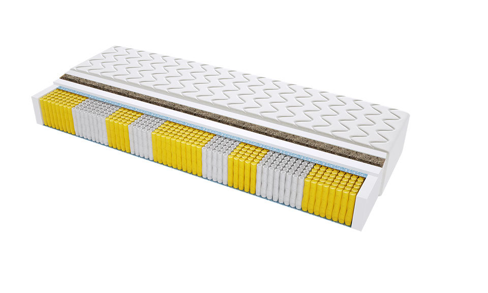 Sweetsen Materac kieszeniowy Geneva Trawa Multipocket 105x120