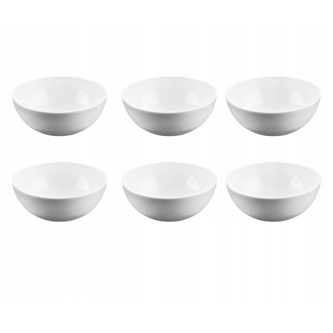 Wilmax Salaterka 14 Cm, 600 Ml Biała-Zestaw 6 Szt  Wl-992565/A