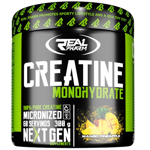 Kreatyna Real Pharm Creatine - Monohydrat - 300G Pineapple