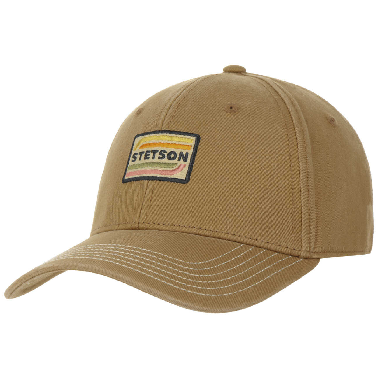 Czapka Lenloy Cotton by Stetson, camelowy, One Size