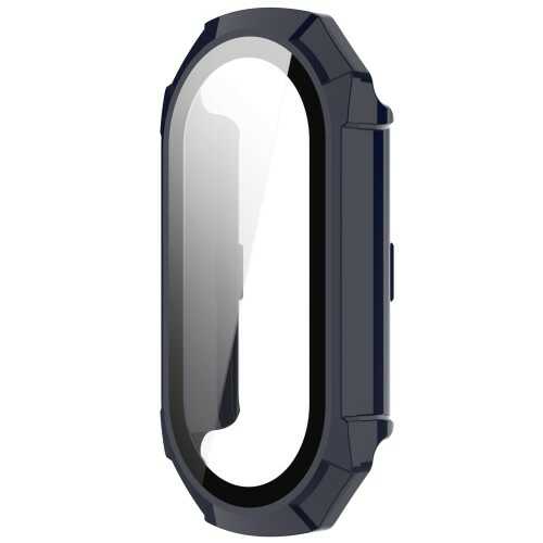 Bizon Etui Case+Glass Set do Xiaomi Mi Smart Band 8, niebieskie