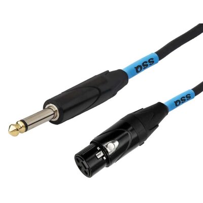 Kabel SSQ XZJM15 Jack Mono - XLR żeński 15 m