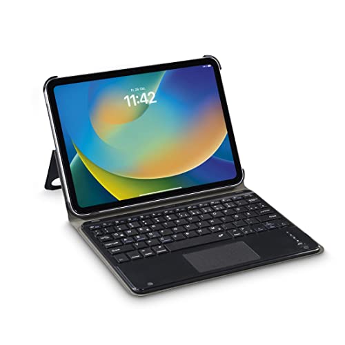 Hama Etui z klawiaturą do iPada 10. generacji 2022 (klawiatura Bluetooth z touchpadem, funkcja stojaka, magnetyczne etui na tablet, etui na tablet, do Apple iPad 10,9