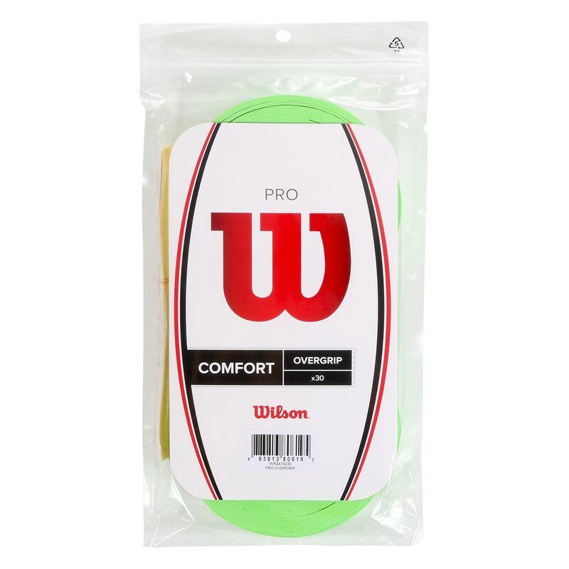 Owijki wierzchnie Wilson Pro Overgrip Zielone 30 szt