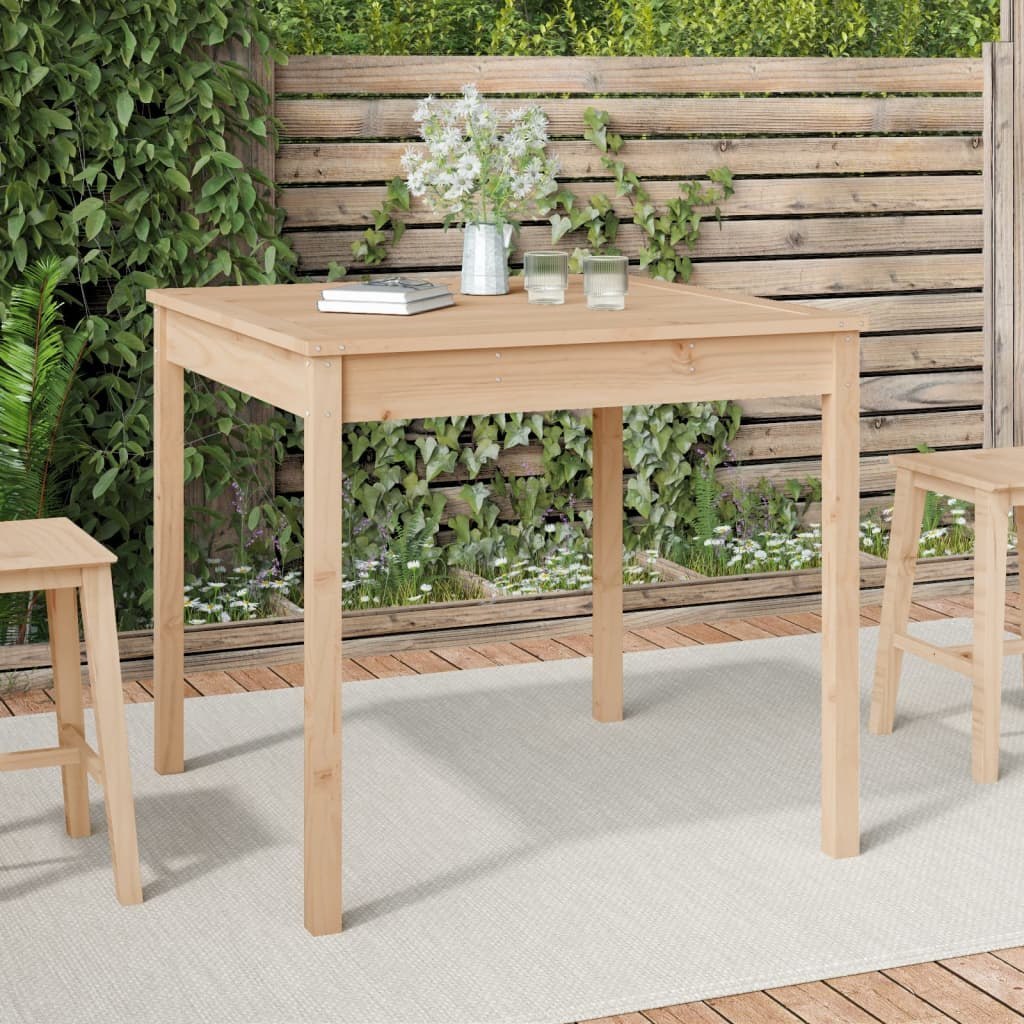 Stolik ogrodowy, 82,5x82,5x76 cm, lite drewno sosnowe Lumarko!