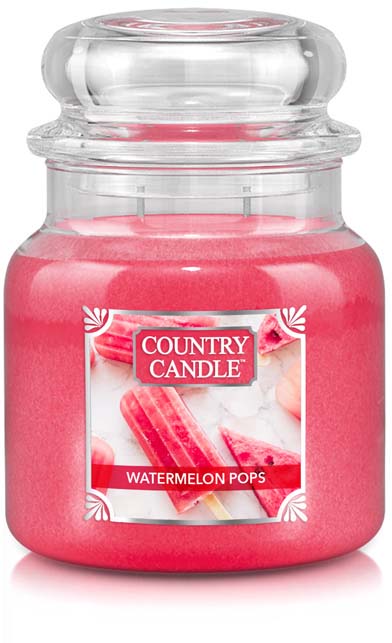 Country Candle Medium Jar Watermelon Pops - świeca zapachowa 453 g