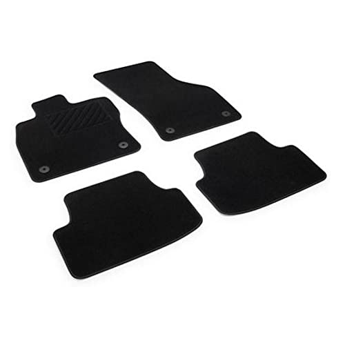 Volkswagen 5H9061404BWGK dywaniki tekstylne Plus 4 x dywaniki materiałowe, czarne, tylko do Variant/Alltrack, tylko do Mild-Hybrid MHEV