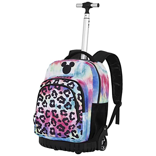 Mickey Mouse Tie-Fan GTS plecak na kółkach, niebieski, NIEBIESKI, Jeden rozmiar, FAN GTS plecak na kółkach krawat
