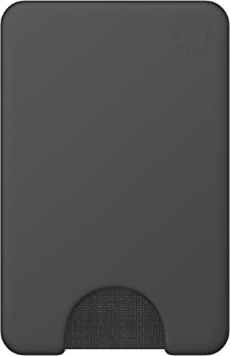 PopSockets: PopWallet dla MagSafe - Eleganckie, Wyjmowane i Magnetyczne Etui na Karty do Smartfonów i Etui - Black