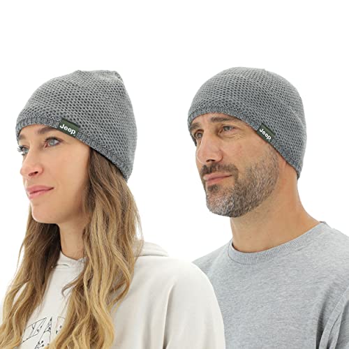 Jeep O102599-G557 J Czapka z dzianiny J22W Unisex Dark Grey Melange XL