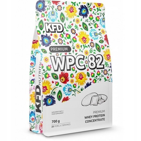 Białko KFD Premium WPC 82 700g Biała Czekolada-Biszkopt