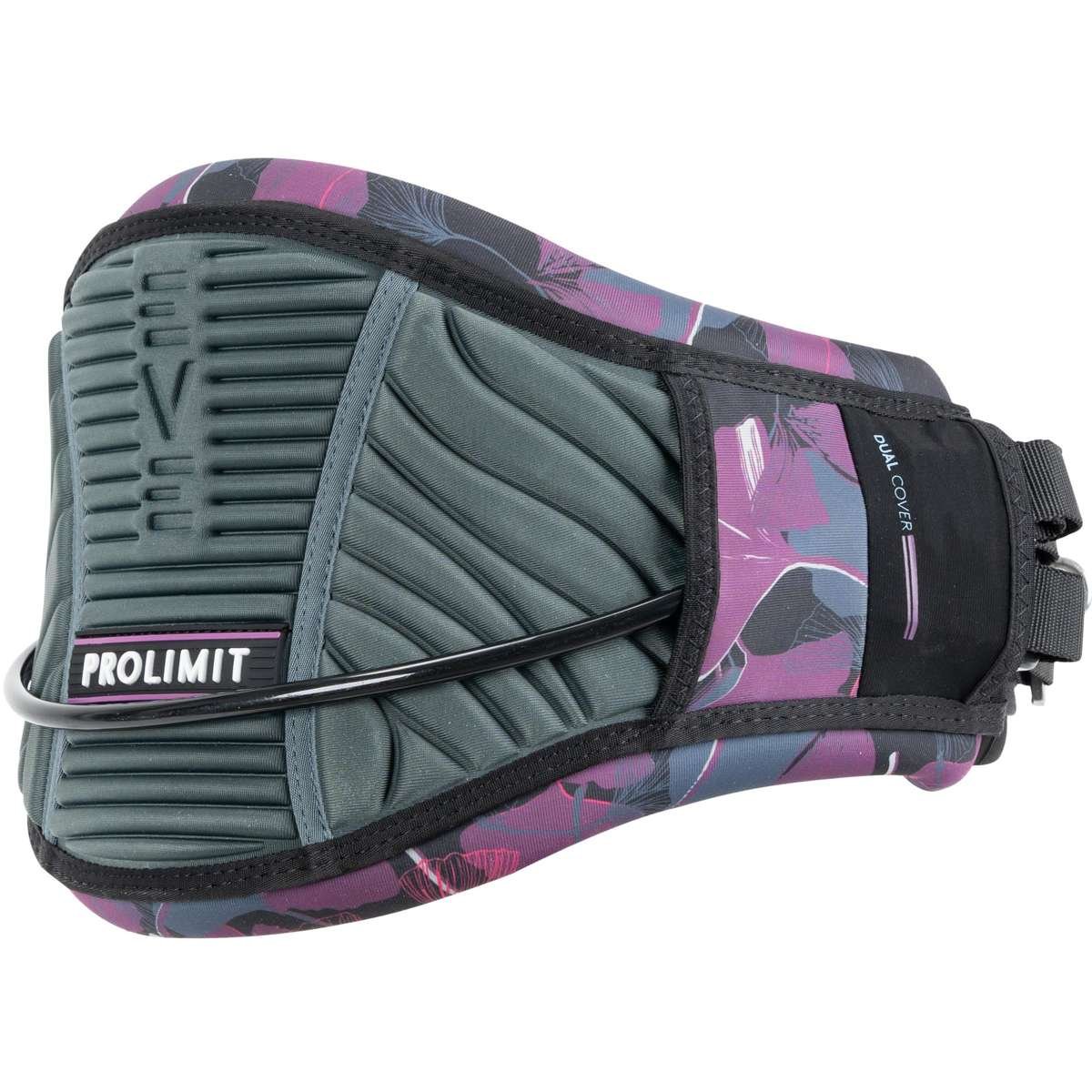 Trapez Prolimit Kitesurf Waist Harness PureGirl Eve Misty Grey Violet 2023-L