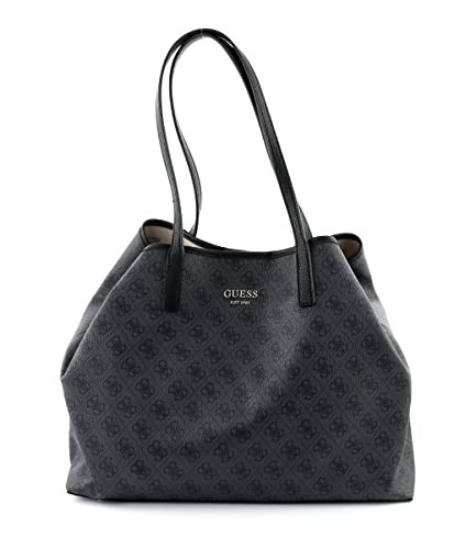 Guess Vikky Large Tote, Torba damska, Jeden rozmiar, Węgiel