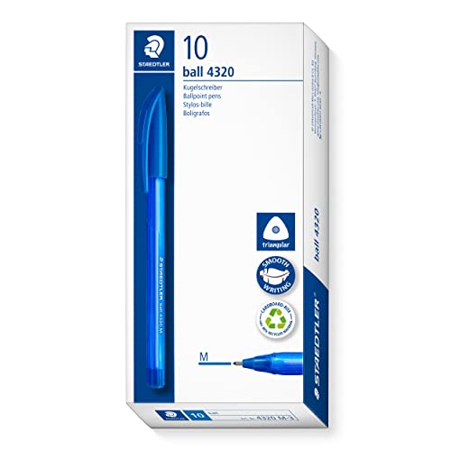 STAEDTLER 4320 M-3 tęczowy długopis kulkowy - niebieski (pudełko 10 szt.)