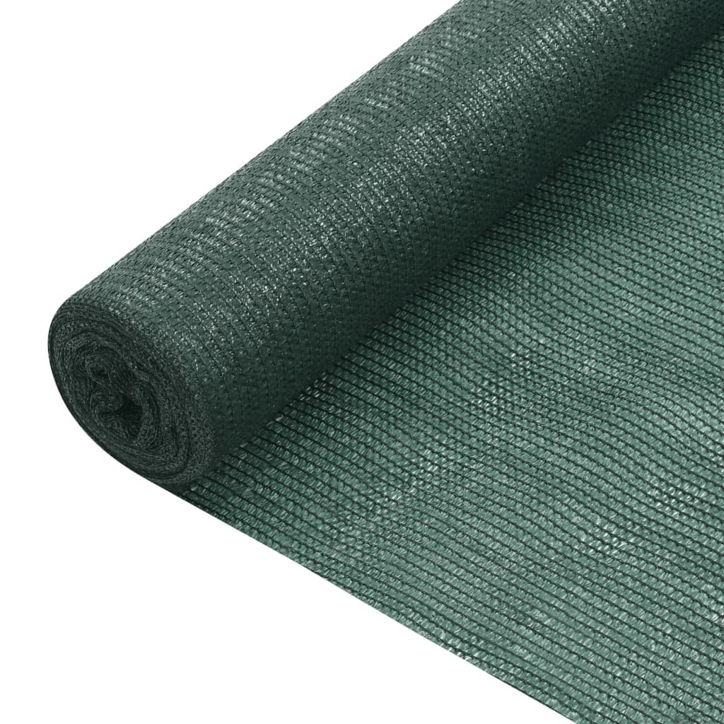 vidaXL Siatka cieniująca, zielona, 1,8x50 m, HDPE, 75 g/m vidaXL
