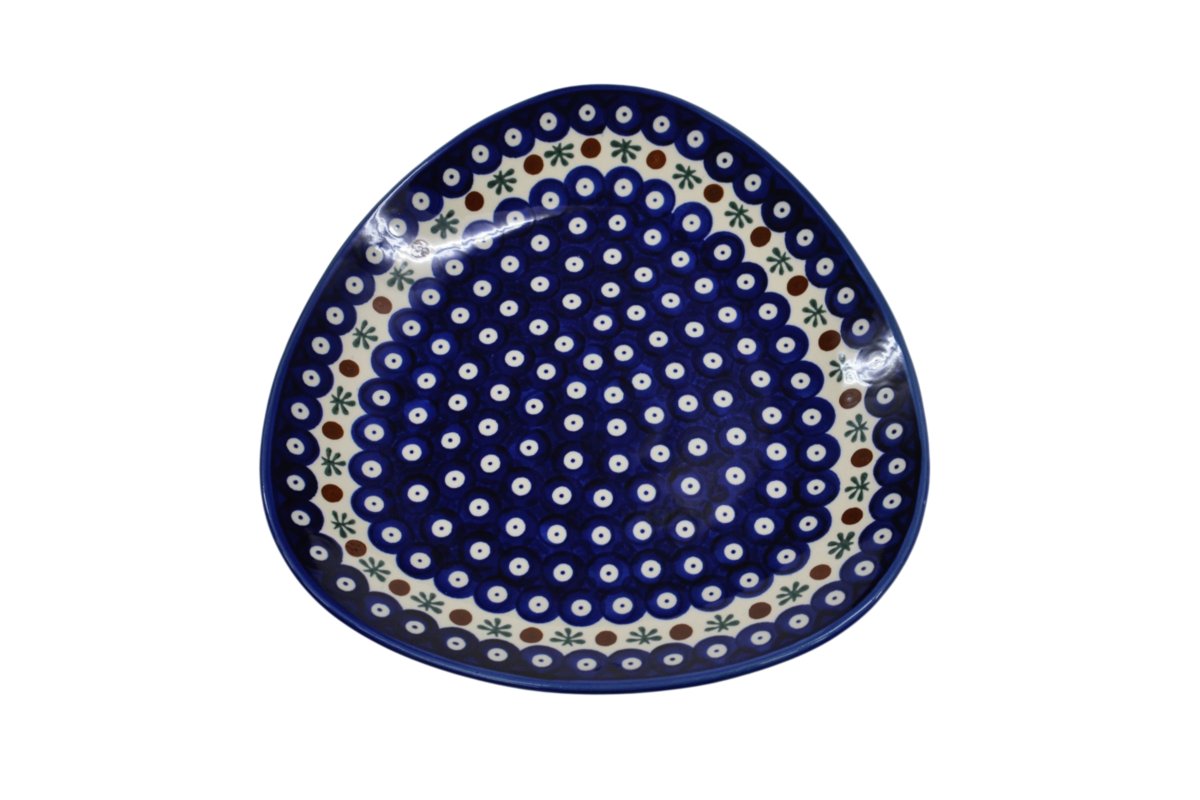 Ceramiczny talerz obiadowy 29,5 cm Bolesławiec