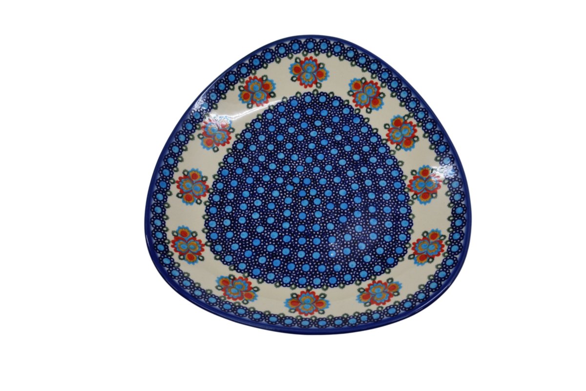 Ceramiczny talerz obiadowy 29,5 cm Bolesławiec