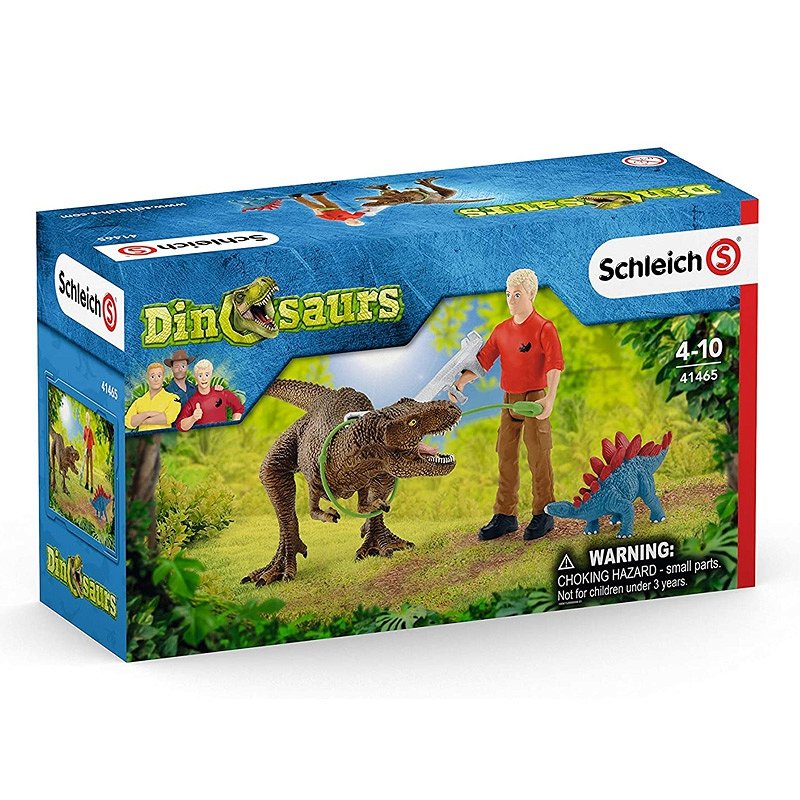 Schleich Dinosaurs. 41465. Atak Tyranozaura Rexa