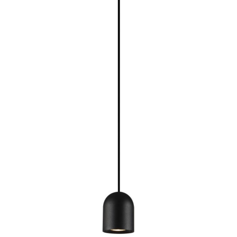 Lampa wisząca Bell 521001203 Elkim LED 5W 4000K loftowa czarna