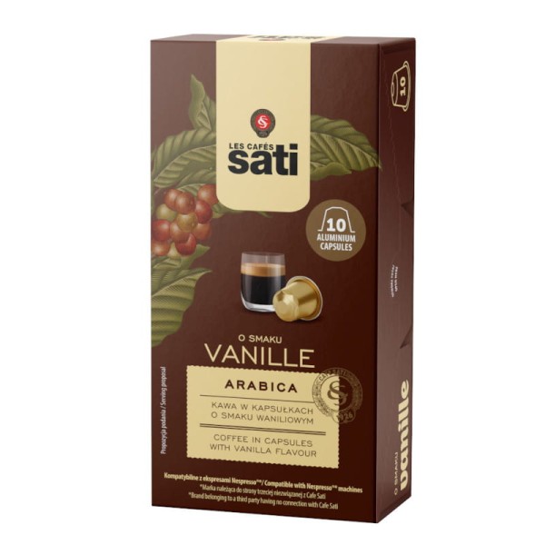 Sati Vanille Waniliowe 10 kapsułek Nespresso
