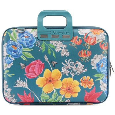Torba na laptopa BOMBATA Peonia 13-14 cali Turkusowy