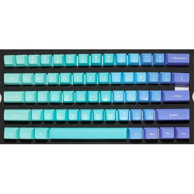 Ducky Azure ABS Double-Shot Keycap Set US Layout
