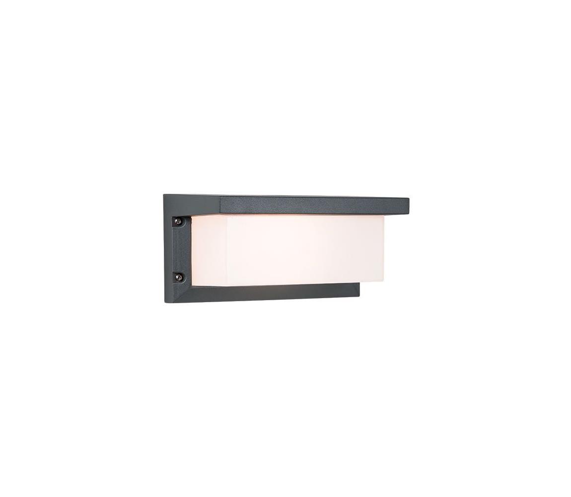 Zambelis E128 - Kinkiet zewnętrzny 1xE27/18W/230V IP54 antracyt