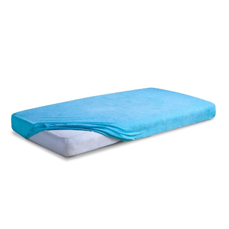 Matex Prześcieradło Frotte Premium z gumką turkusowe 90x200 mx-90-pft-31