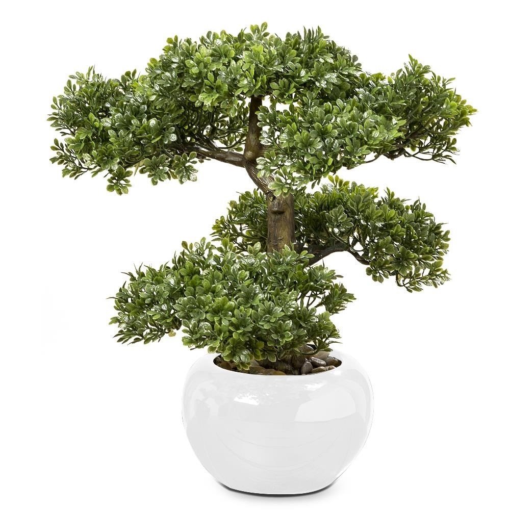 Sztuczny Bonsai zielona herbata 33cm drzewko salon