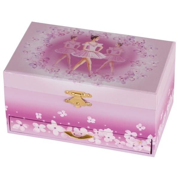 Goki pudełko z szufladkami kwiatowa balerina 15545
