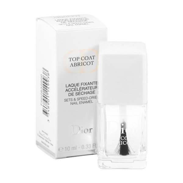 Dior Top Coat Abricot szybkoschnący lakier do paznokci do paznokci Sets and Speed-dries Nail Enamel) 10 ml