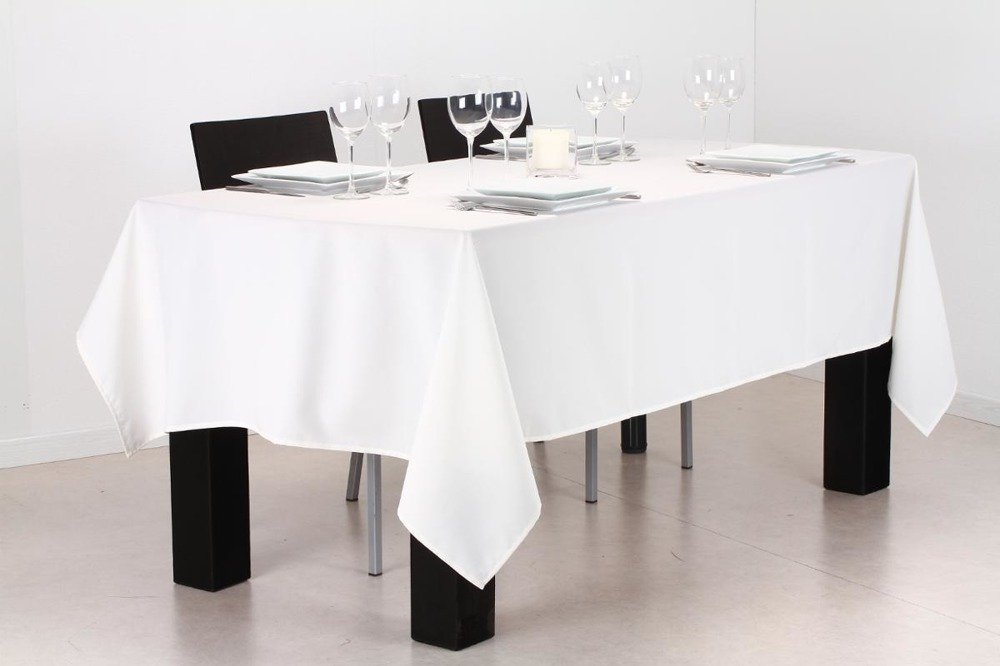 Atmosphera Créateur d'intérieur Atmosphera Créateur dintérieur Plamoodporny obrus prostokątny kolor kości słoniowej,140x240 cm B0081VDX4A