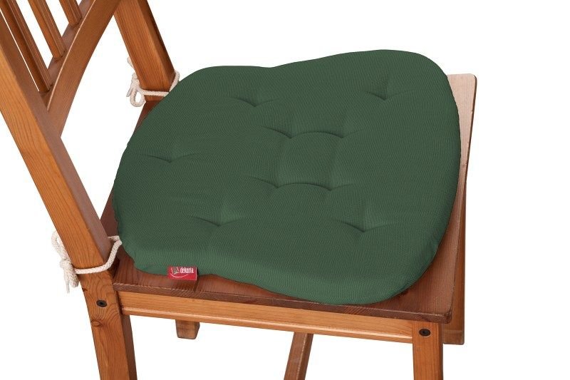 Dekoria Siedzisko Filip na krzesło Forest Green zielony) 41 × 38 × 3,5 cm Cotton Panama 215-702-06