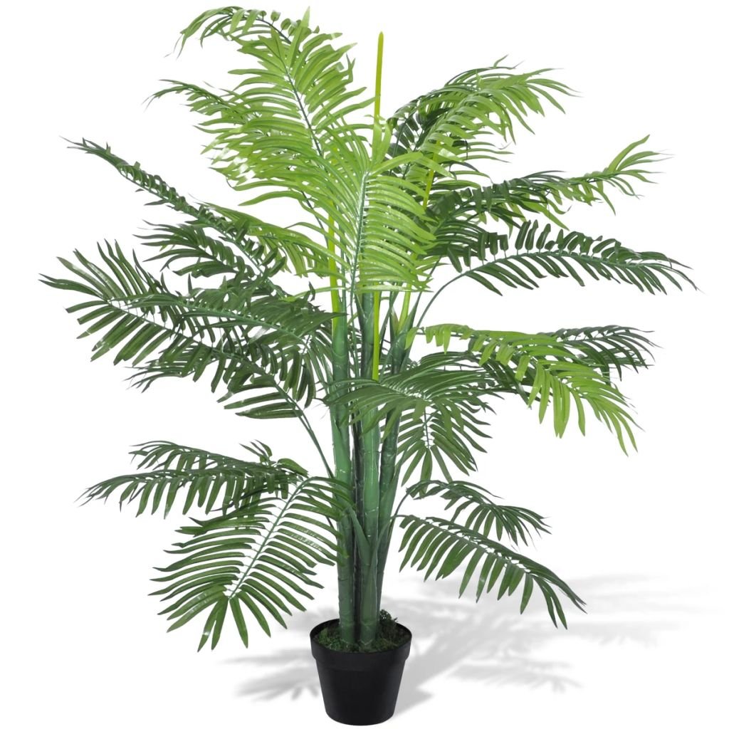 vidaXL vidaXL Sztuczna palma z donicą 130 cm