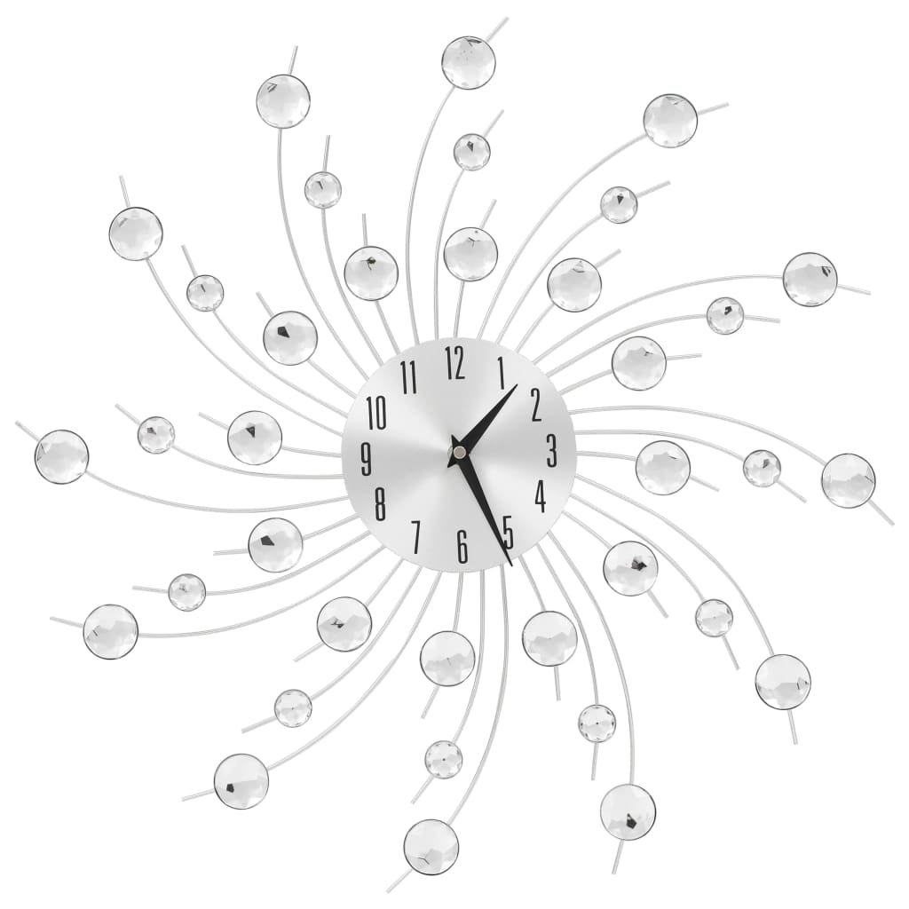 vidaXL Zegar ścienny z mechanizmem kwarcowym, nowoczesny design, 50 cm vidaXL