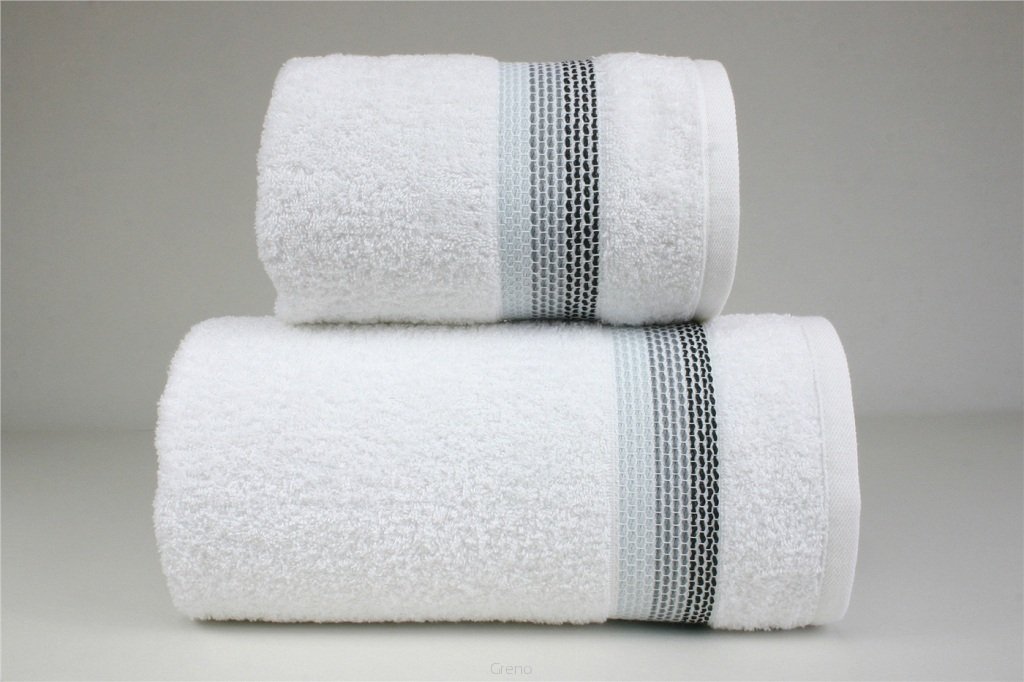 Frotex RĘCZNIK OMBRE 70X140 BIAŁY RE-OMB-070-BIAL