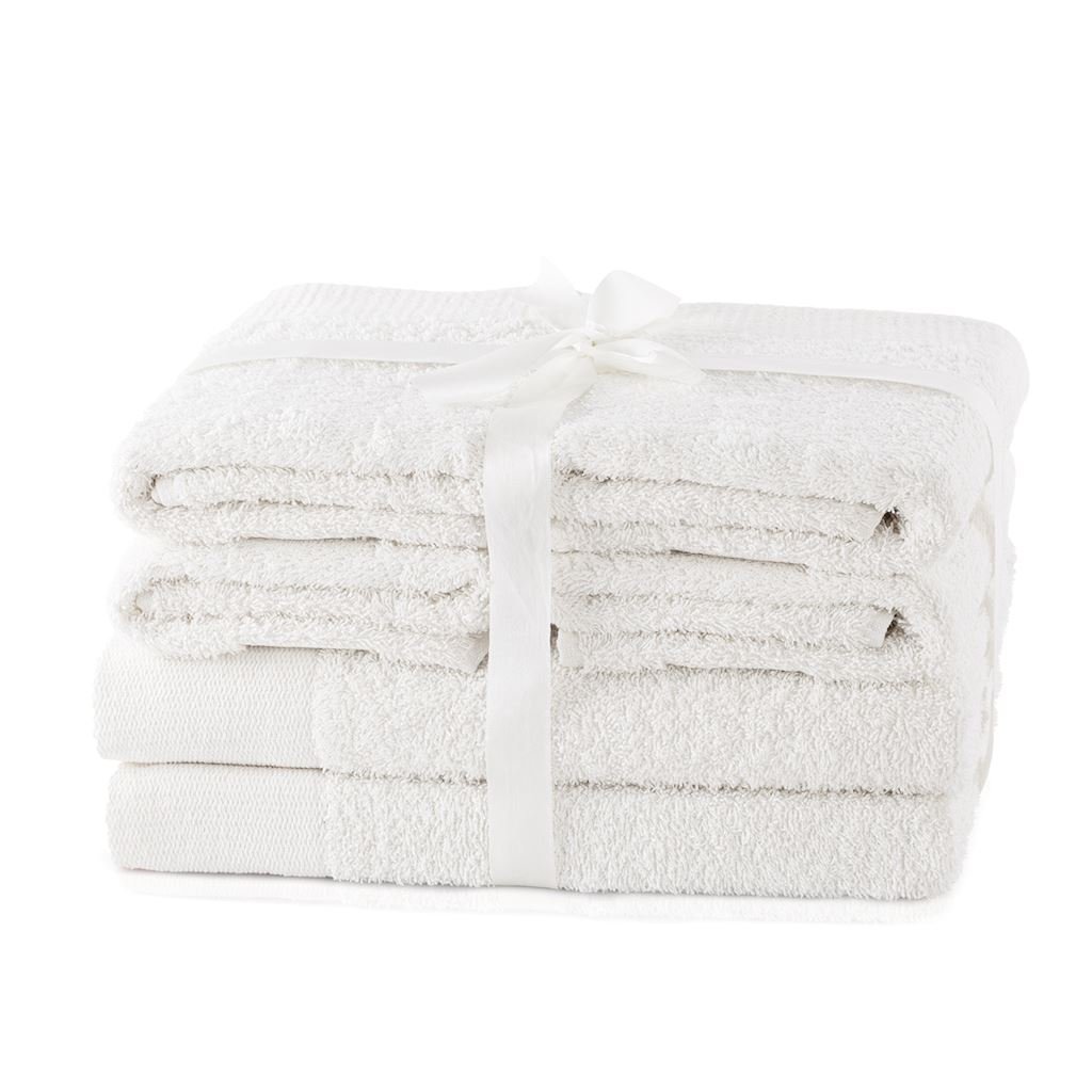 AmeliaHome komplet ręczników frotte 2szt. 70x140 +4szt. 50x100