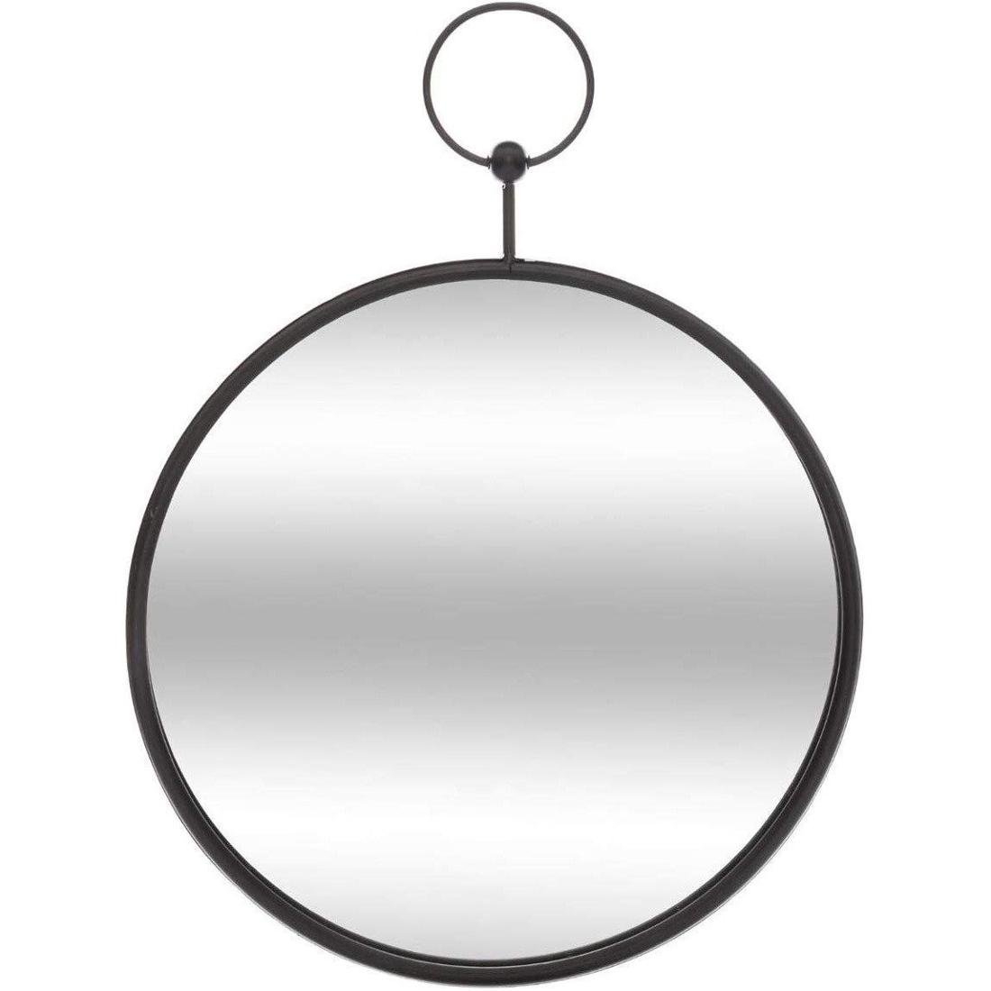 Atmosphera Lusterko ścienne okrągłe 30 cm kolor czarny 169330