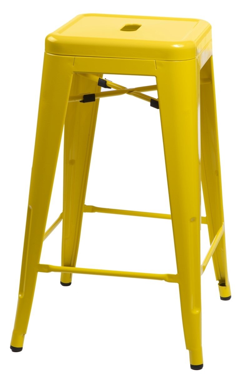 D2.Design Hoker Paris 75cm żółty insp. Tolix 64193