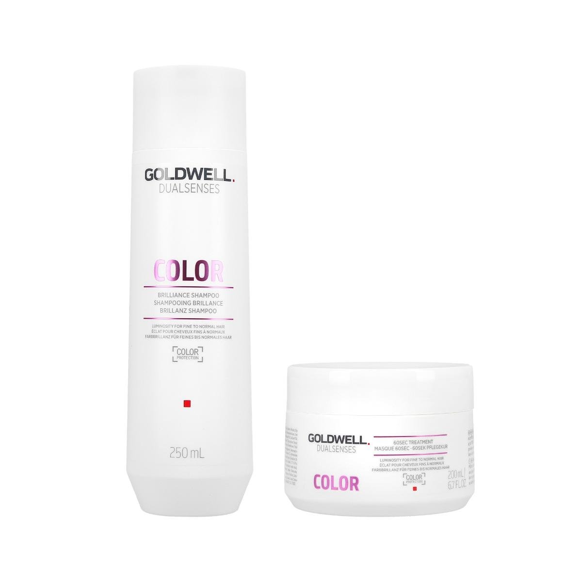 Goldwell DUALSENSES COLOR Szampon 250 ml + Kuracja 200 ml 0000052693