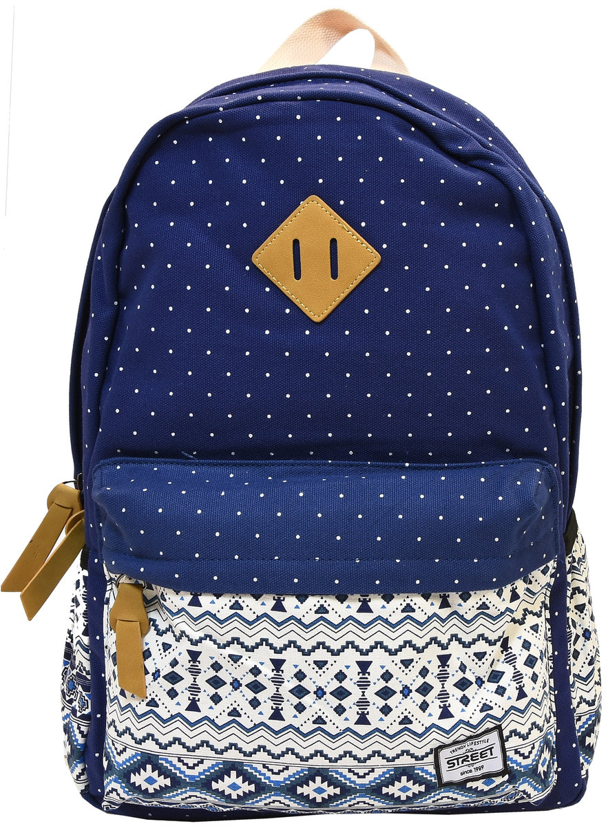 Plecak zaokrąglony Dots Blue Eurocom