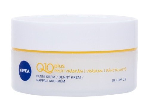 Nivea, Q10 Plus, krem przeciwzmarszczkowy na dzień SPF 15, 50 ml